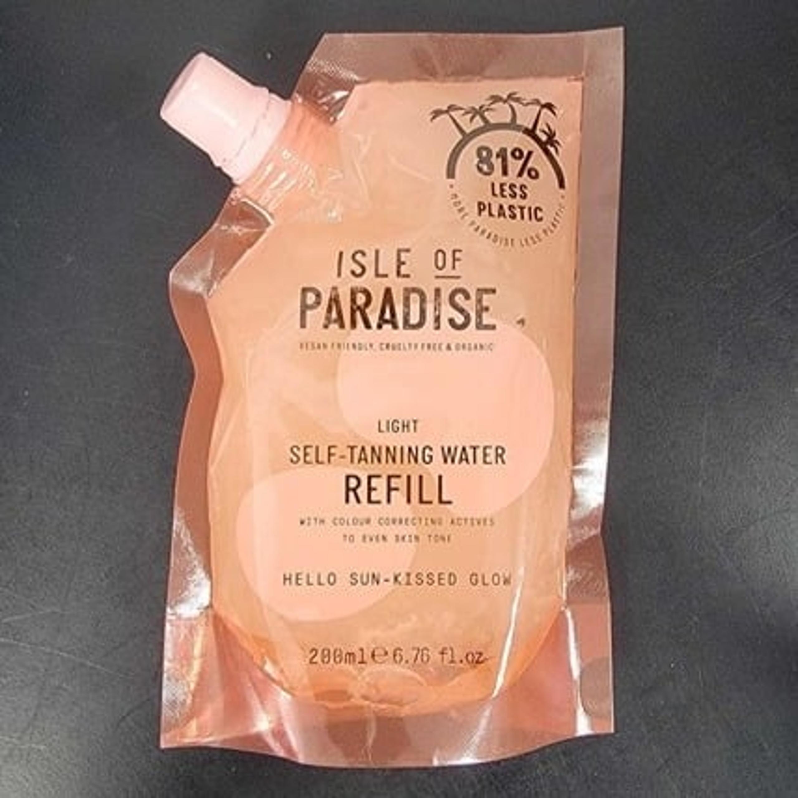 Isle of Paradise - Light Clear Glow Self-Tanning Mousse Refill Pouch - Light