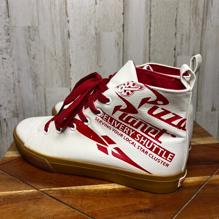 Disney Pixar Toy Story Pizza Planet Hi-Top Sneakers Men's 8/ Women's 9.5
