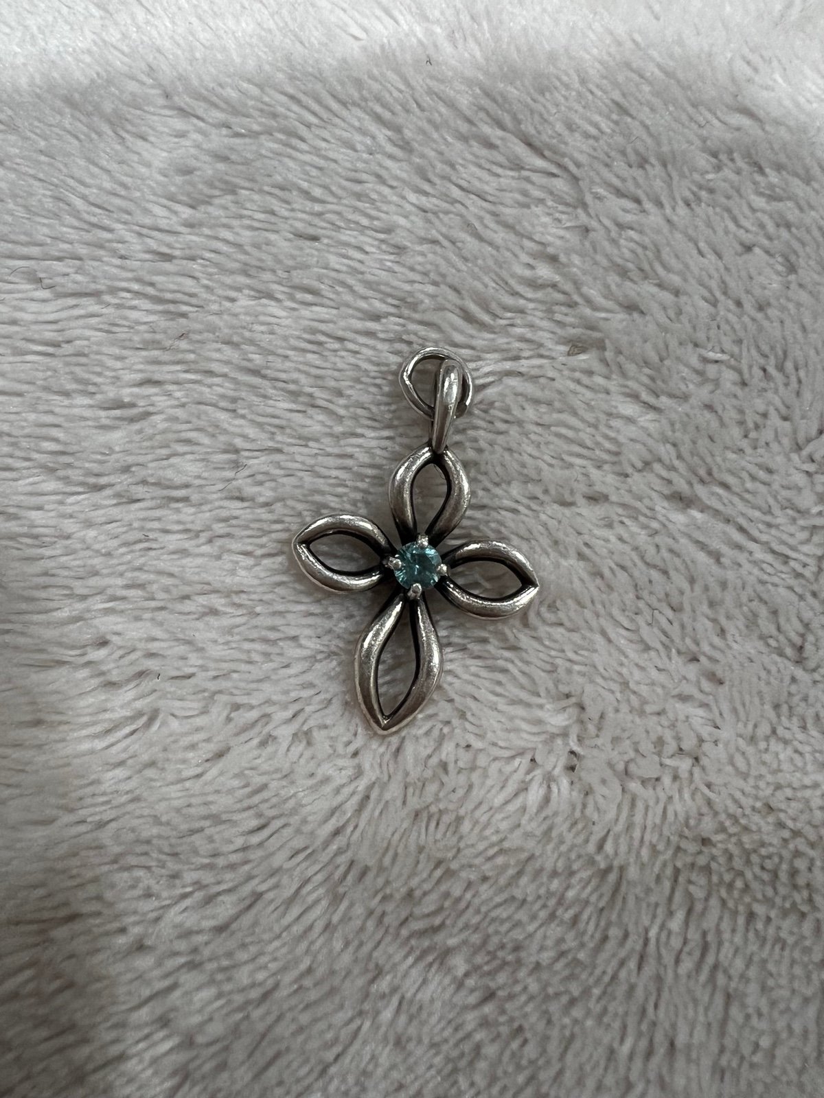 James Avery Birthstone Cross Pendant
