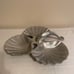 MID CENTURY MODERN ALUMINUM LOBSTER CLAMSHELL SERVING TRAY
