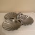 MID CENTURY MODERN ALUMINUM LOBSTER CLAMSHELL SERVING TRAY