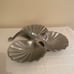 MID CENTURY MODERN ALUMINUM LOBSTER CLAMSHELL SERVING TRAY