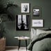 NEW West Elm Dark Green 100% Cotton Boho Queen King Bedding Duvet Sham Case Set