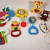 Vintage lot of baby rattles/ toys 1980's