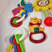 Vintage lot of baby rattles/ toys 1980's