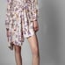 NWT Zadig & Voltaire Rivage Jac Cut Flowers Silk-Blend Dress