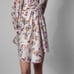 NWT Zadig & Voltaire Rivage Jac Cut Flowers Silk-Blend Dress