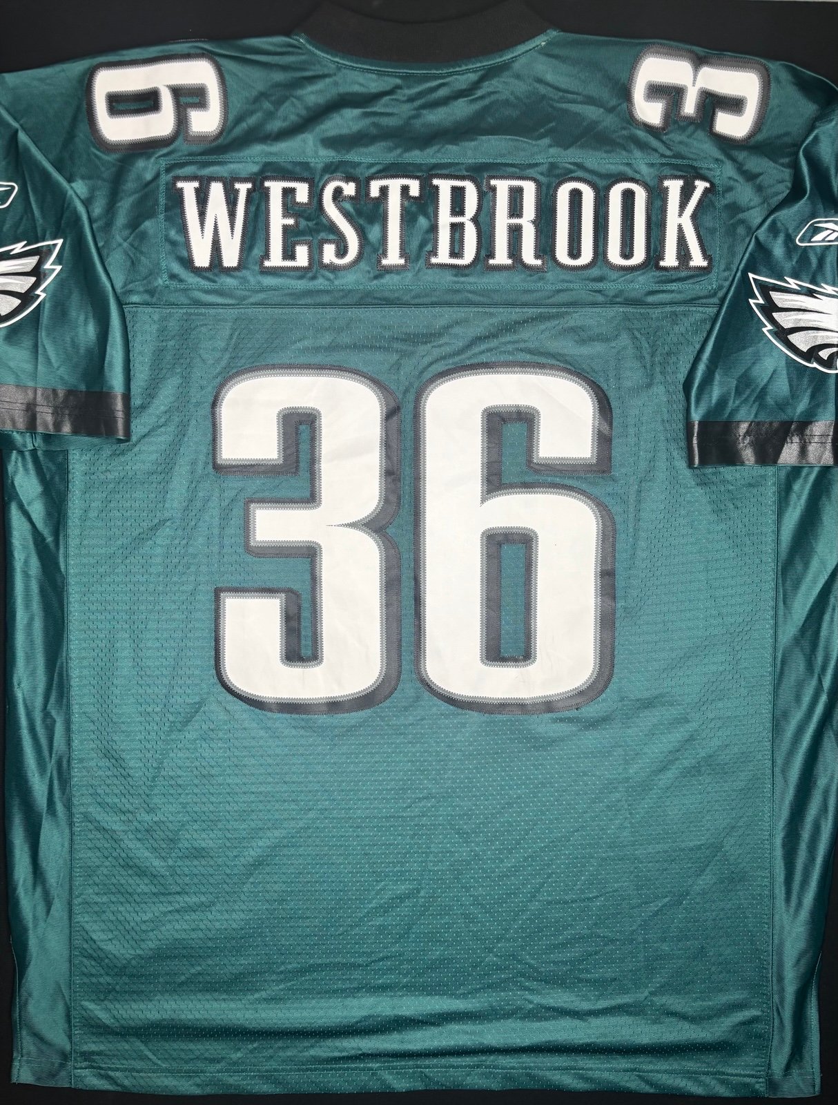 Philadelphia Eagles Authentic Reebok NFL Jersey 2x - Brian Westbrook Vintage #36