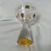 Mindy Sand 2010 Martini Glass Set Of 3 Conical Shape Colored Stem Hand painted