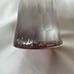 Mindy Sand 2010 Martini Glass Set Of 3 Conical Shape Colored Stem Hand painted