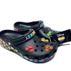 CROCS Classic DISNEY NWT Mickey Mouse Rainbow Pride Celebration Clog