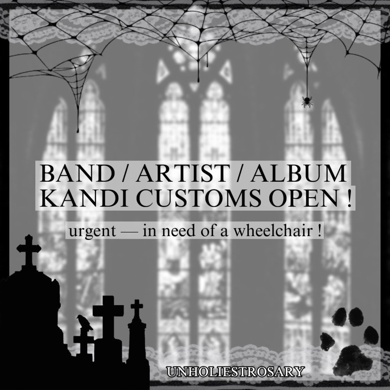 BAND / ARTIST / ALBUM THEMED KANDI CUSTOMS !
