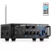 Moukey Audio Power Amplifier Bluetooth 100W MP3/USB/SD Readers 2 Mic Input
