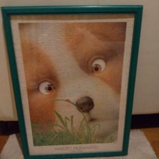 Makoto Muramatsu Animal Jigsaw Puzzle Green Frame