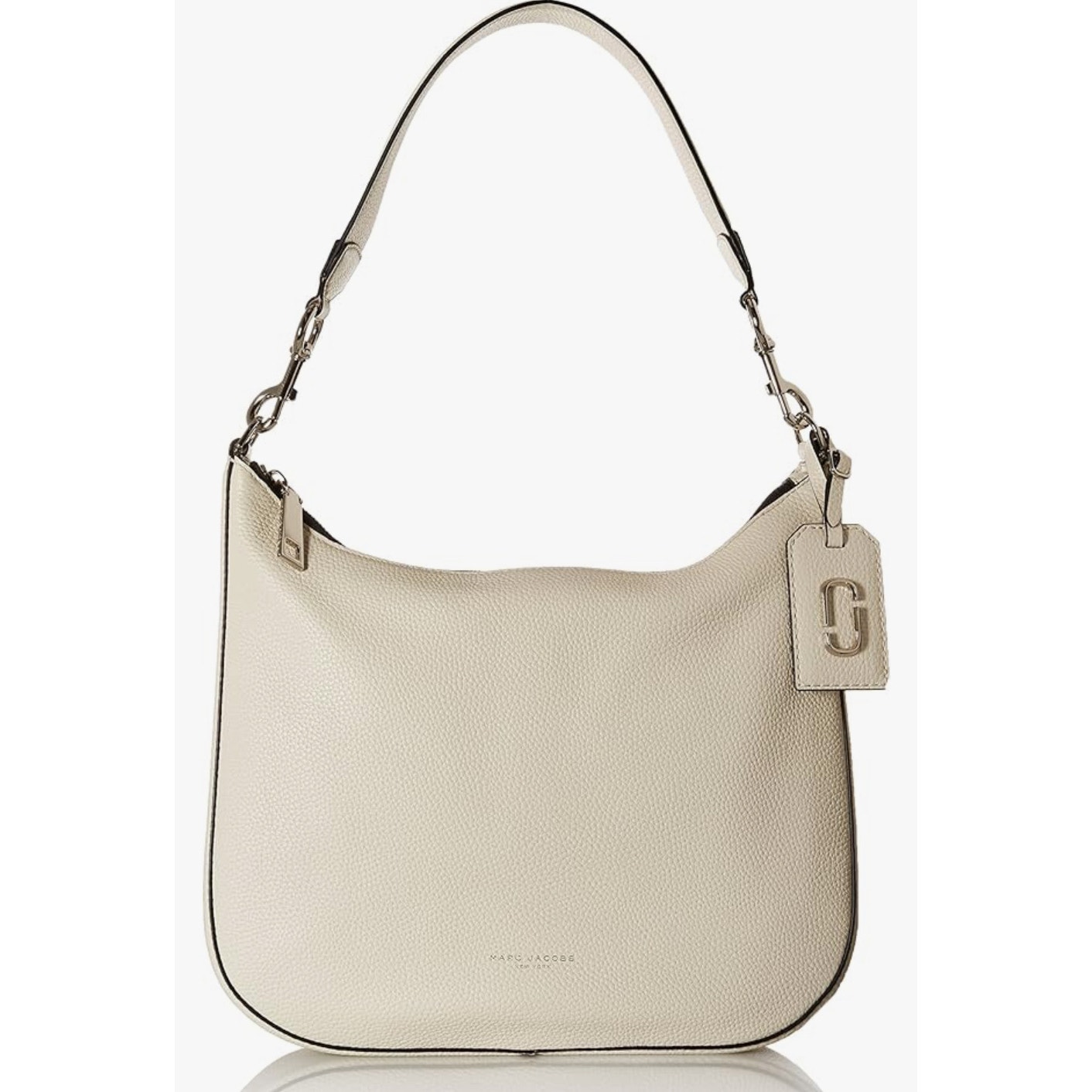 Marc Jacobs Gotham City Hobo Shoulder Bag Beige 100% Cow Leather