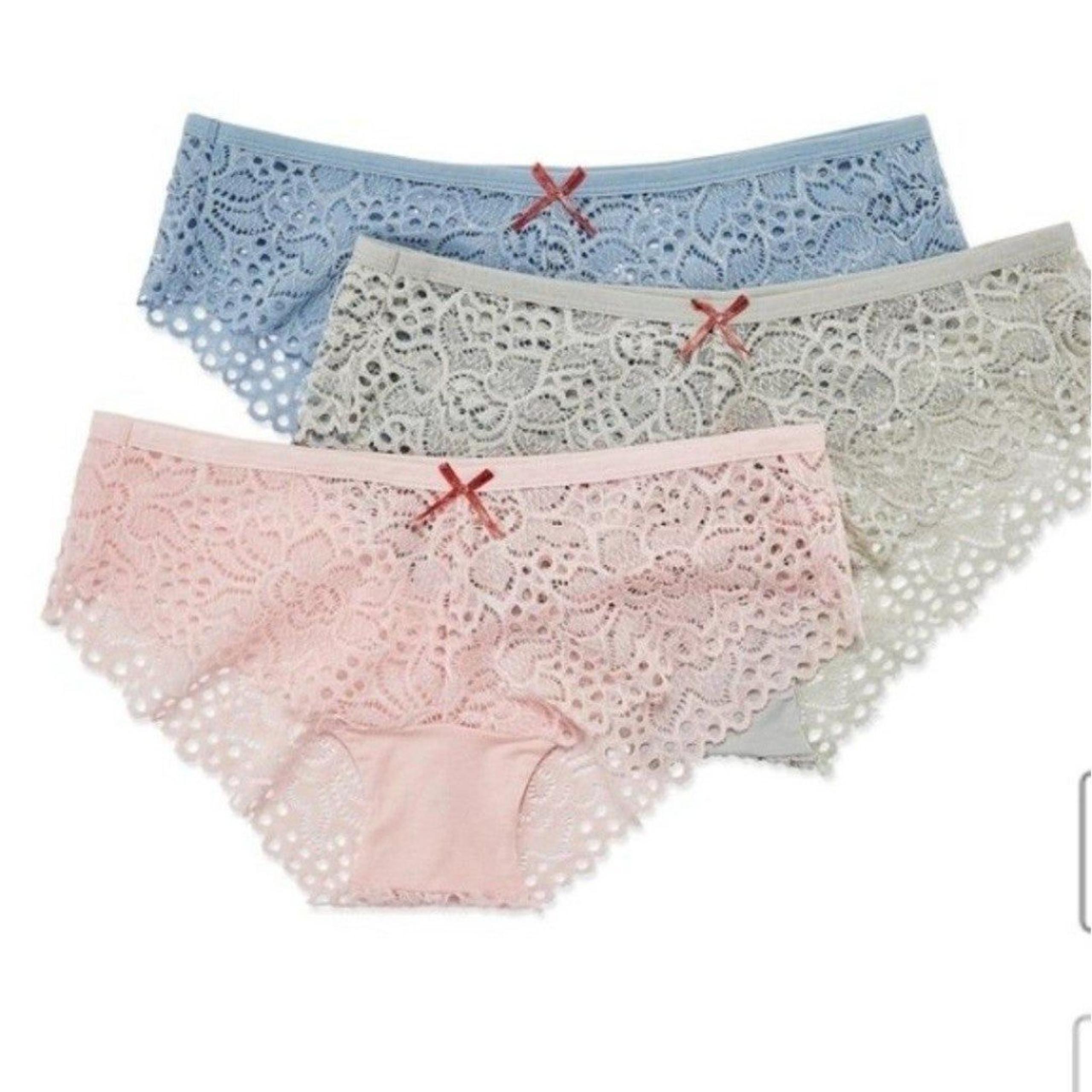 Wallflower embroidered lace cheeky panties NWT size XLarge