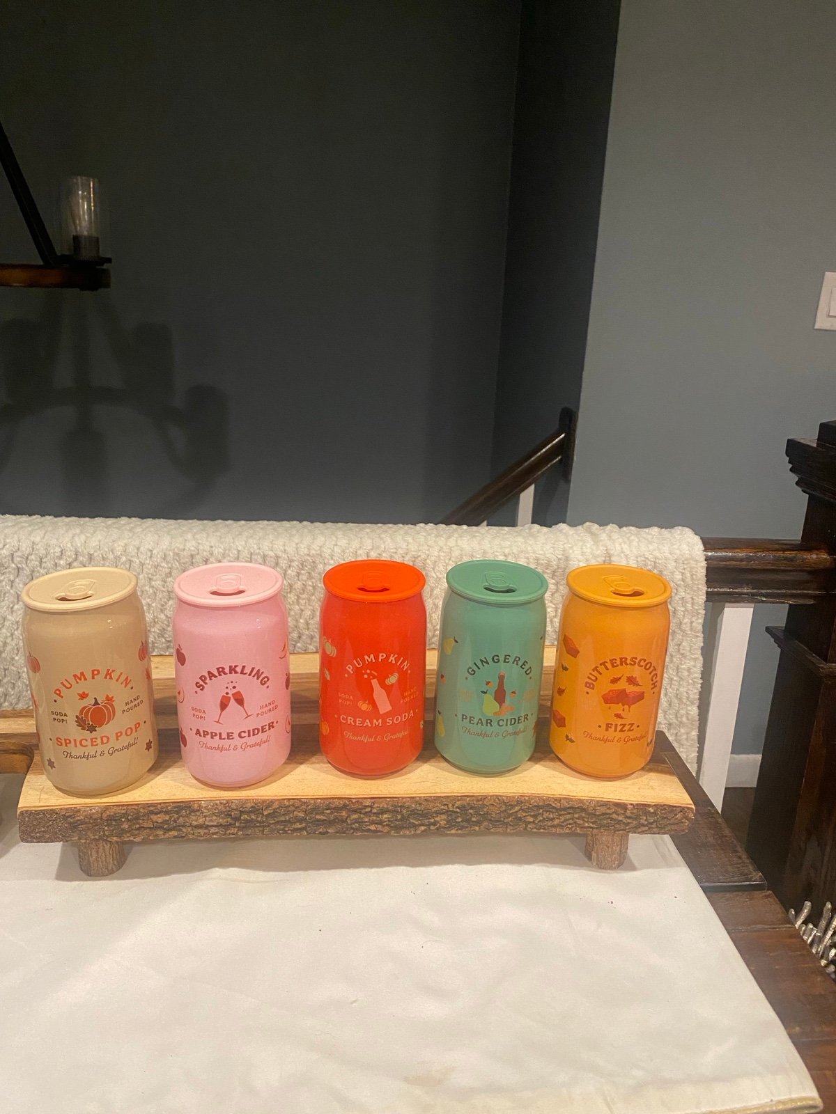 DW Home Fall Soda Pop candles X 5