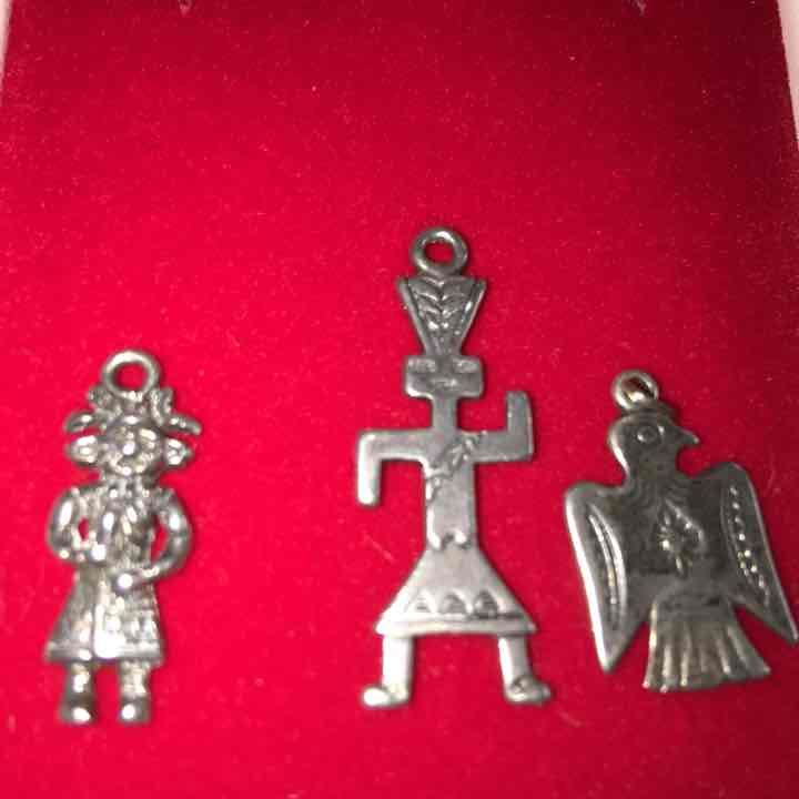 Vintage Native American Sterling Charms
