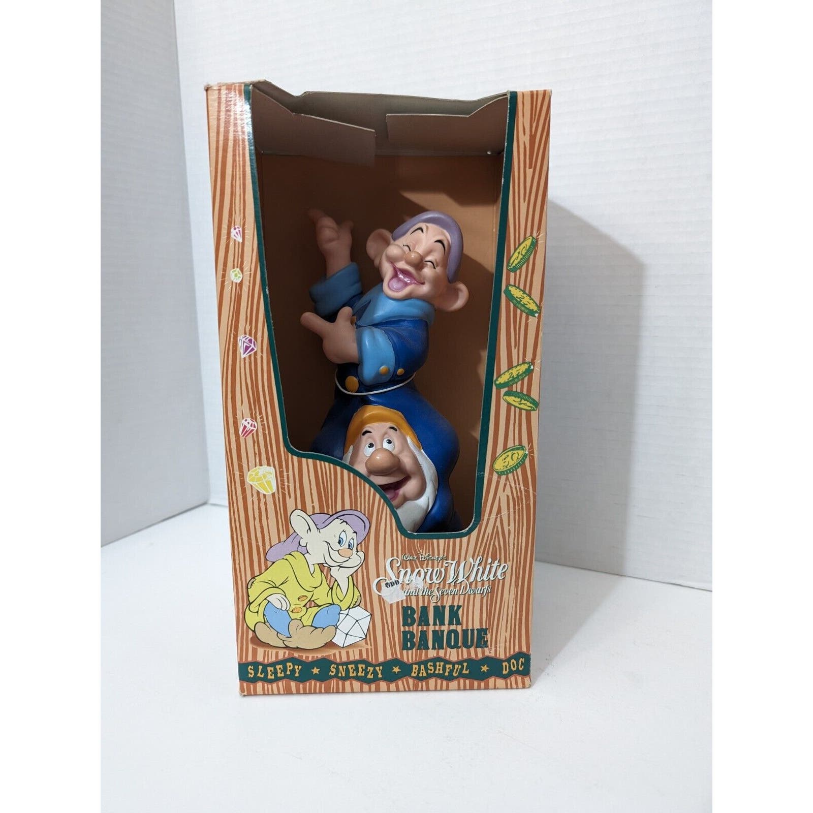 Vintage Walt Disney's Snow White And The Seven Dwarfs Plastic Bank