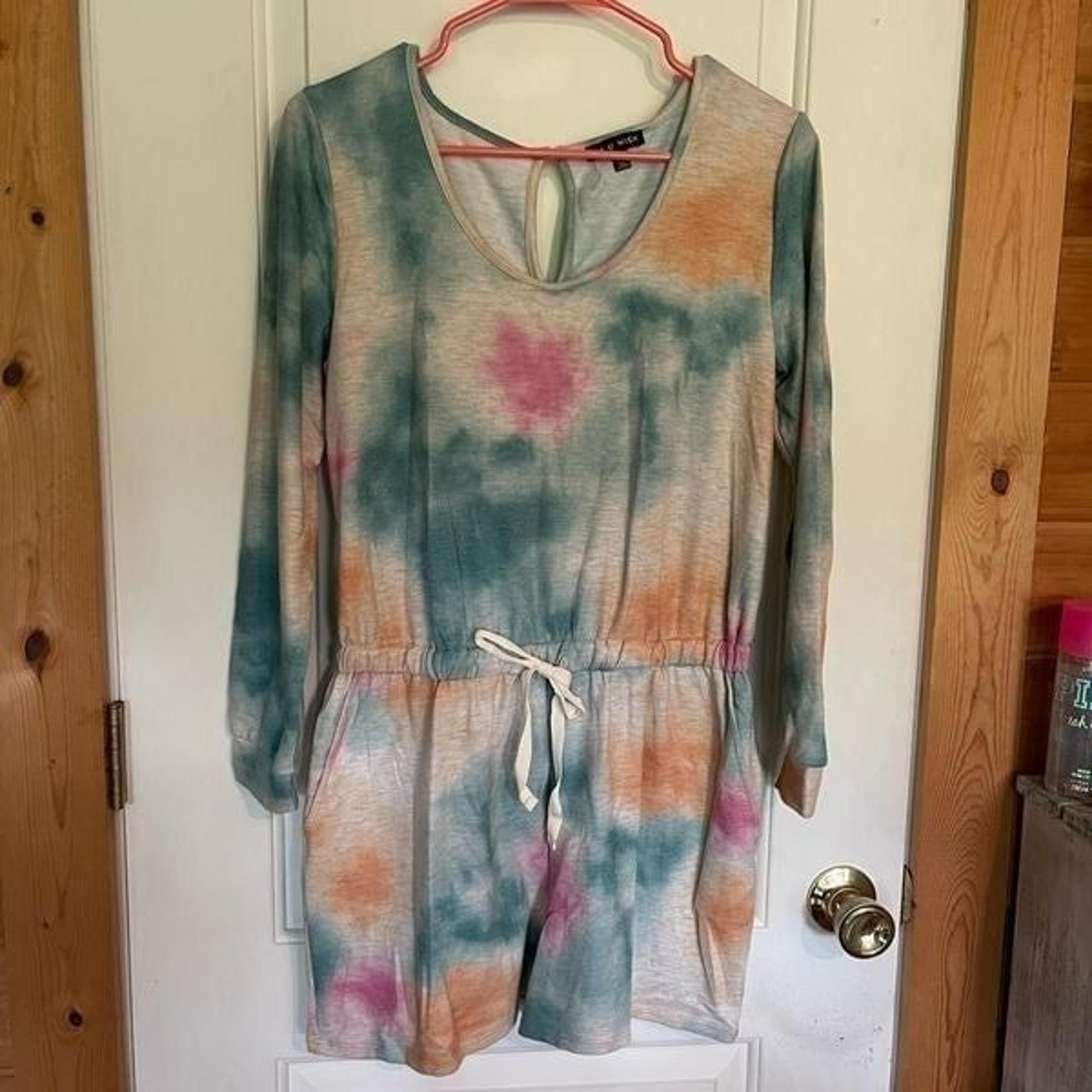 As U Wish multi color Womens romper size L