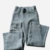 Skims Cozy Knit Flare Pants Smokey Grey Fuzzy Size L/XL Kardashians
