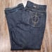 COOGI Baggy Y2k 90s Inspired Dark Wash Hiphop Spellout Logo Jeans 44x33