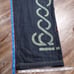 COOGI Baggy Y2k 90s Inspired Dark Wash Hiphop Spellout Logo Jeans 44x33
