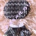 Super popular! Immediate purchase OK! Yellow x Black! Plushie clothes 10cm 12cm poncho beret