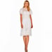 258 TULAROSA REVOLVE WHITE SHORT SLEEVE EMBROIDERED MIDI DRESS