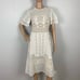 258 TULAROSA REVOLVE WHITE SHORT SLEEVE EMBROIDERED MIDI DRESS