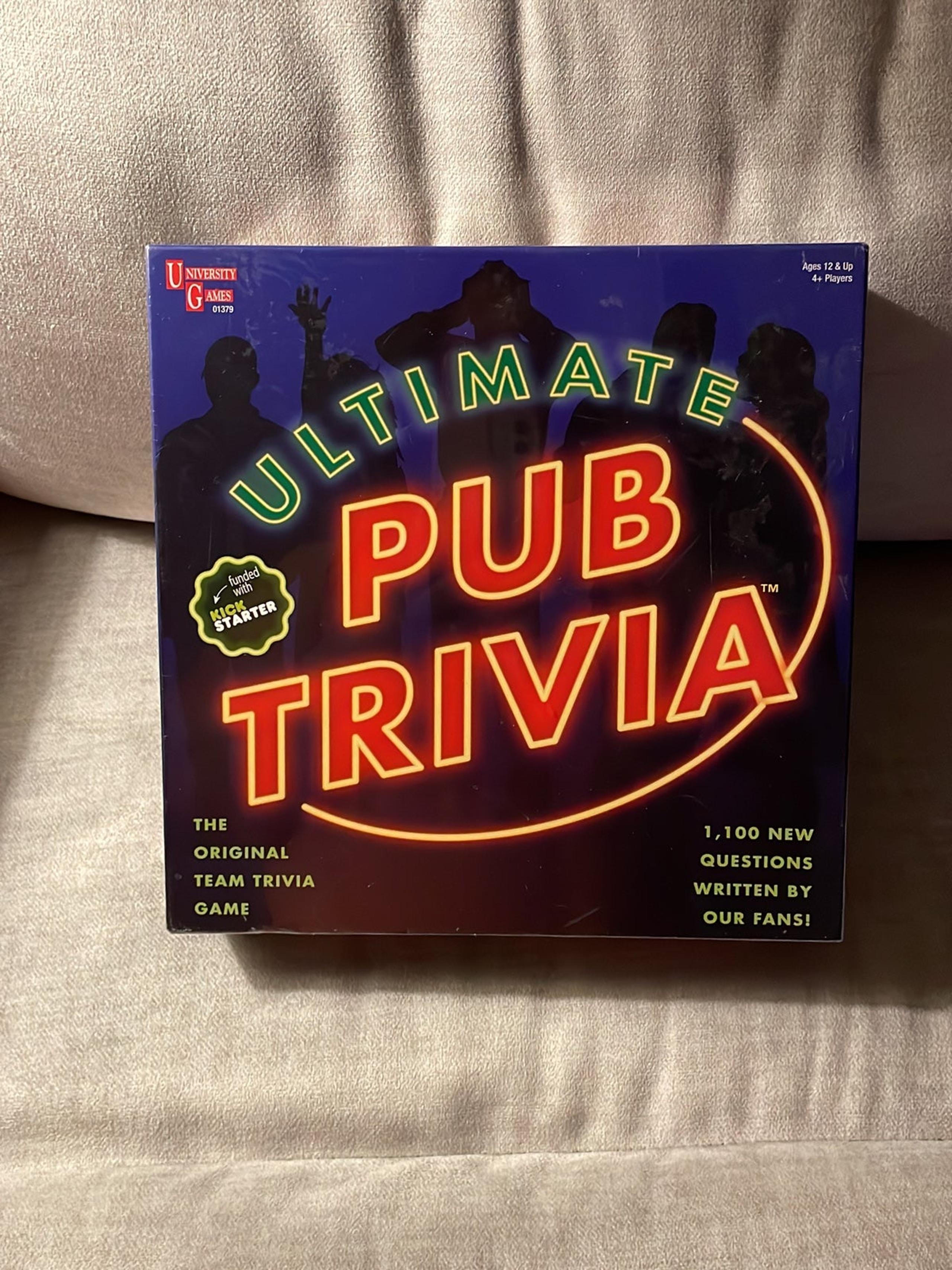 Ultimate Pub Trivia Game University Games New Factory Sealed Team Trivia
