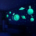Glow in The Dark Stars for Ceiling, Solar System Wall Stickers for Kids Room