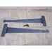 2 HUGE STRAP HINGES, Extra Large T Hinge, 18 Long, Hand Forged