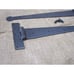 2 HUGE STRAP HINGES, Extra Large T Hinge, 18 Long, Hand Forged