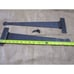 2 HUGE STRAP HINGES, Extra Large T Hinge, 18 Long, Hand Forged