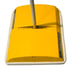 Vtg Hukuba Hoky 24s Carpet Sweeper Vacuum Cleaner Yellow Retro 70s Commercial