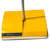 Vtg Hukuba Hoky 24s Carpet Sweeper Vacuum Cleaner Yellow Retro 70s Commercial