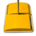 Vtg Hukuba Hoky 24s Carpet Sweeper Vacuum Cleaner Yellow Retro 70s Commercial