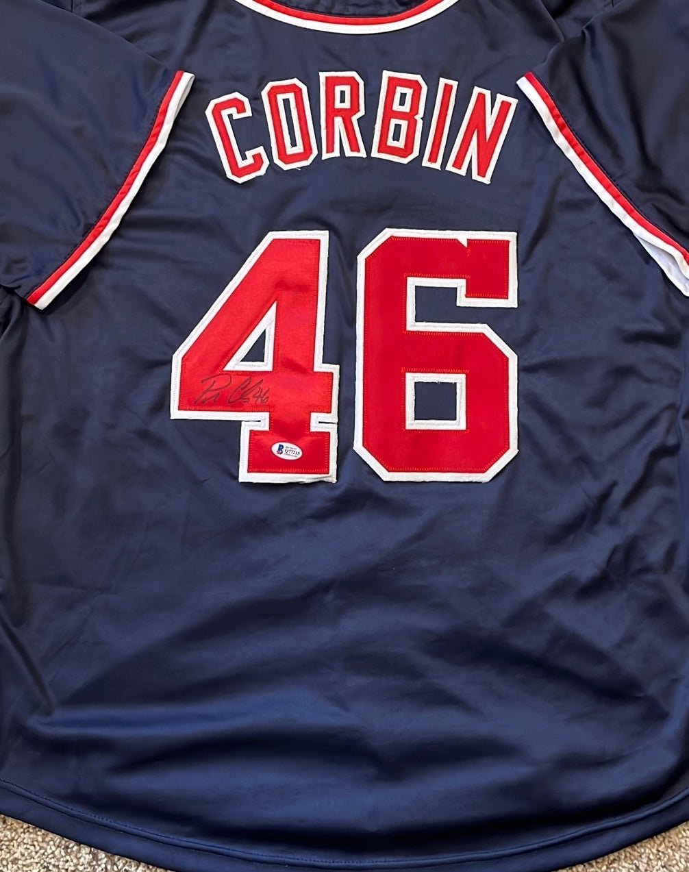 Patrick Corbin Signed MLB Jersey