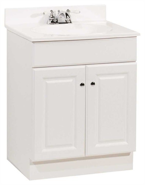 RSI 24 in. x 31 in. x 18 in. Richmond Bathroom Vanity Cabinet with Top in White