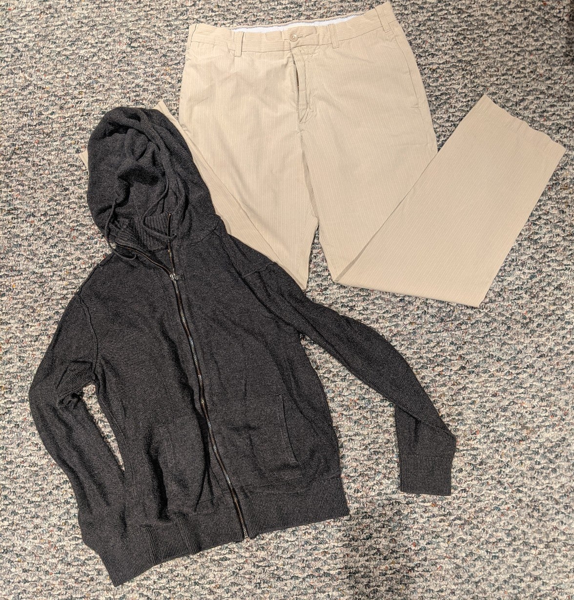 Banana Republic men's pants and sweater