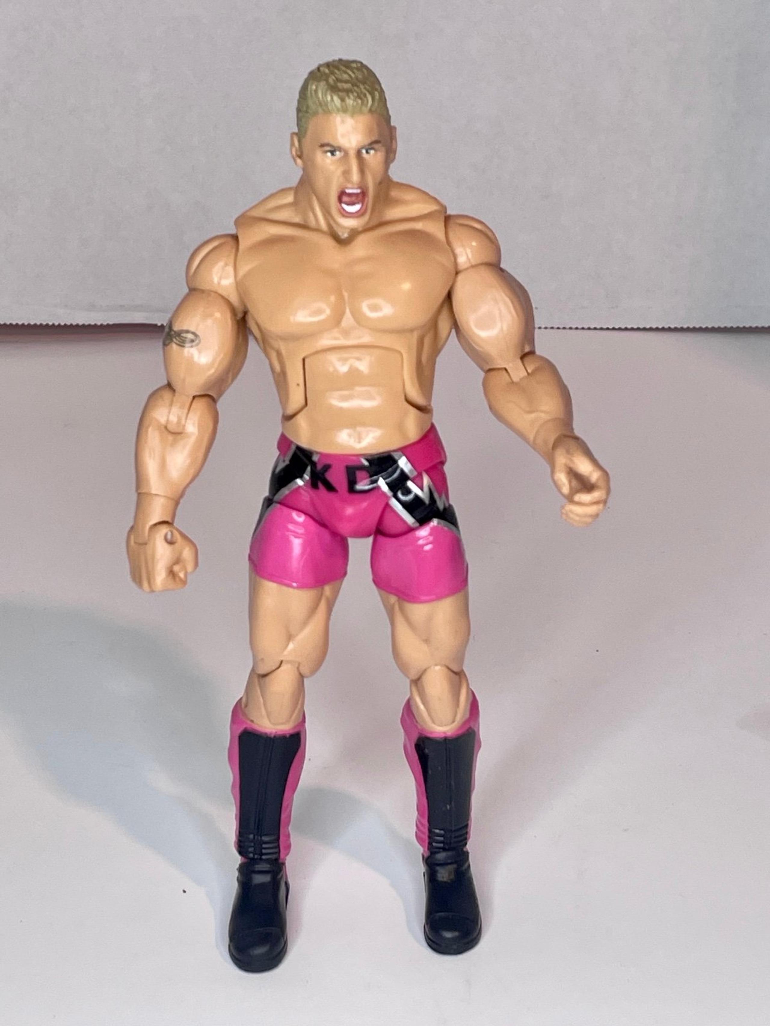 KENNY DYKSTRA 2005 JAKKS DELUXE AGGRESSION SERIES 9 WWE WRESTLING ACTION FIGURE