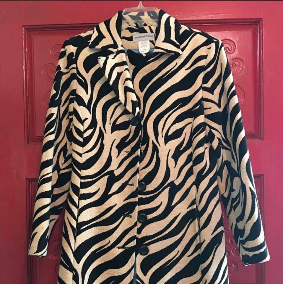 Vintage Designer Women’s Zebra jacket wi