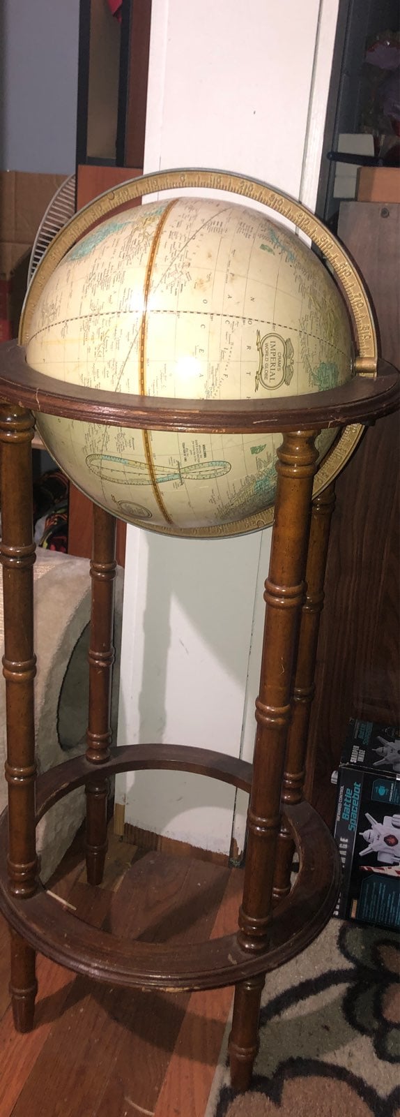 Vintage 12inch cram imperal globe