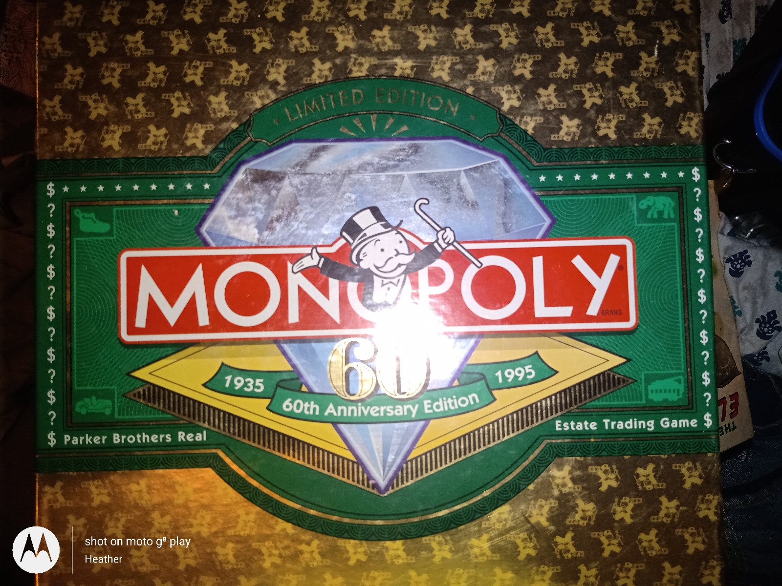 Monopoly 60th anniversary Vintage Néw Really cute You will have to buy to see