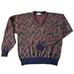 Vintage 90s Tricots St Raphael V Neck Pullover Sweater Multicolor - Men's L