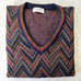 Vintage 90s Tricots St Raphael V Neck Pullover Sweater Multicolor - Men's L