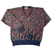 Vintage 90s Tricots St Raphael V Neck Pullover Sweater Multicolor - Men's L