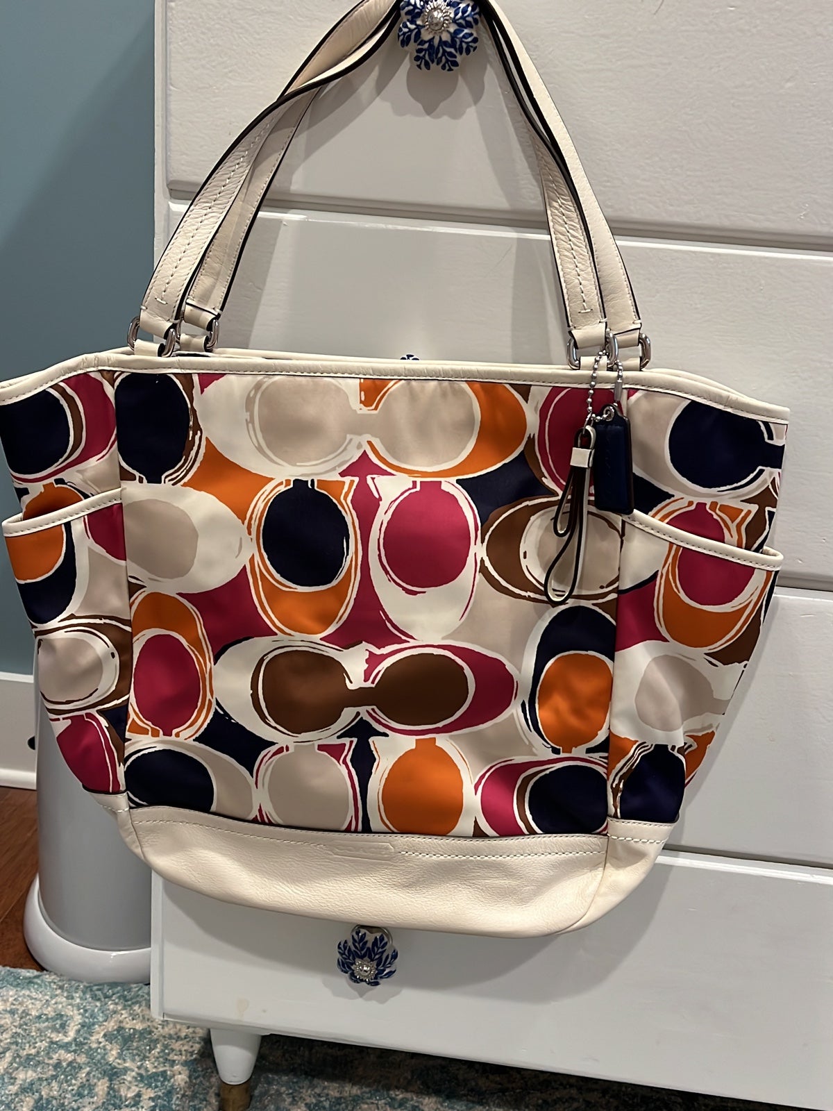 Coach signature tote