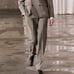 ZARA WOMAN XS ZW COLLECTION STRAIGHT-FIT WOOL TROUSERS Pants GREY New